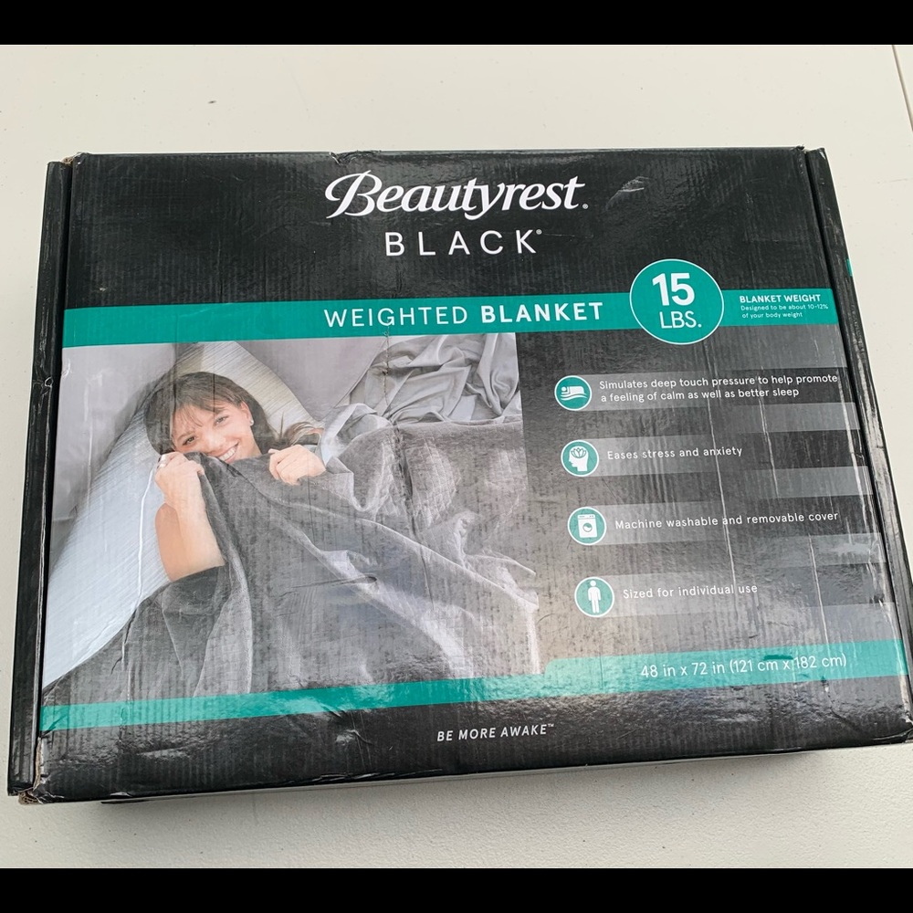 Beautyrest black weighted Blanket